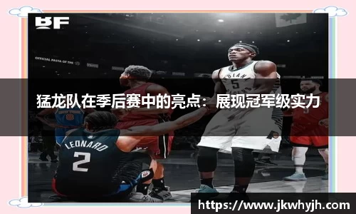 猛龙队在季后赛中的亮点：展现冠军级实力